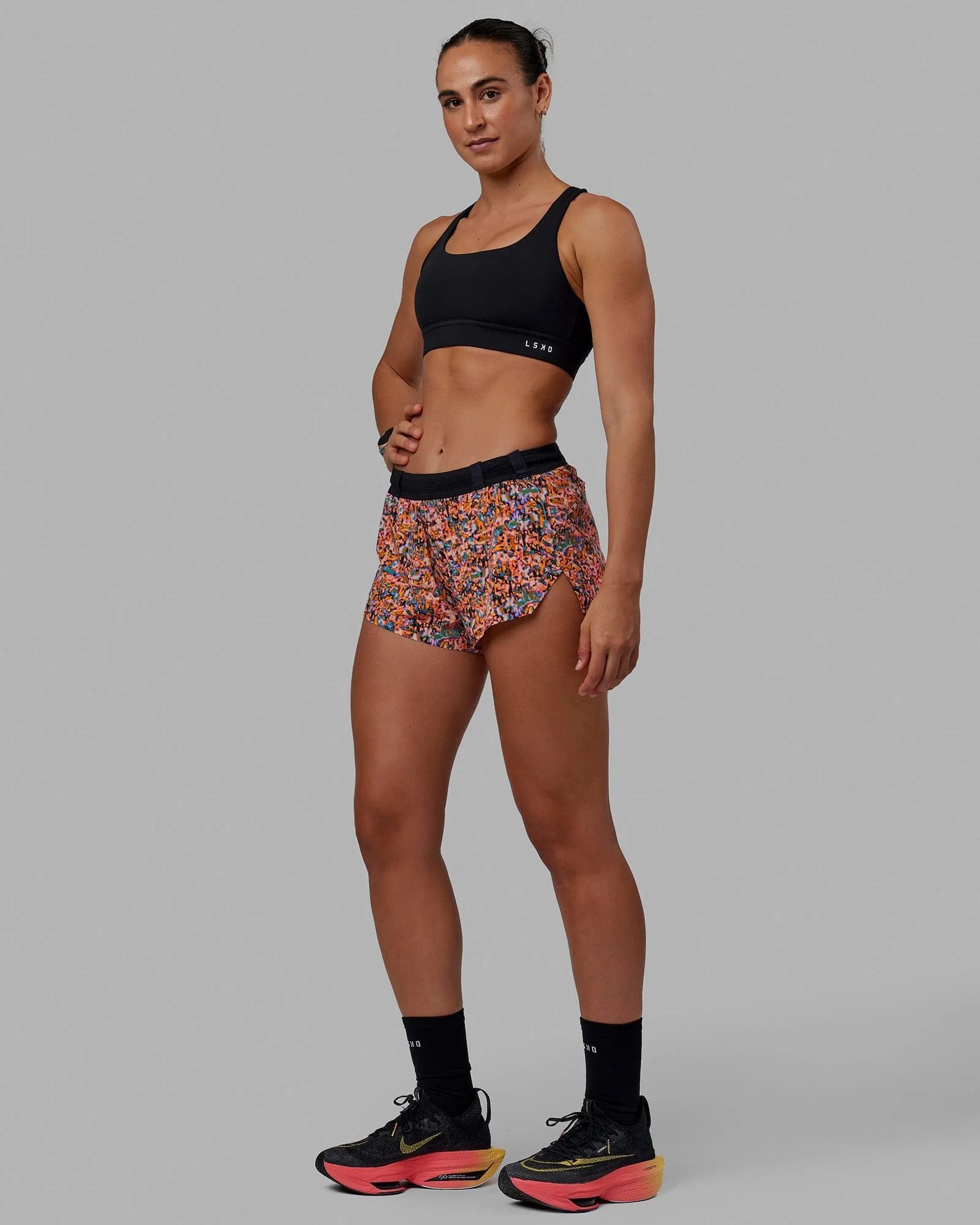 Race Day Running Shorts - Energy Print