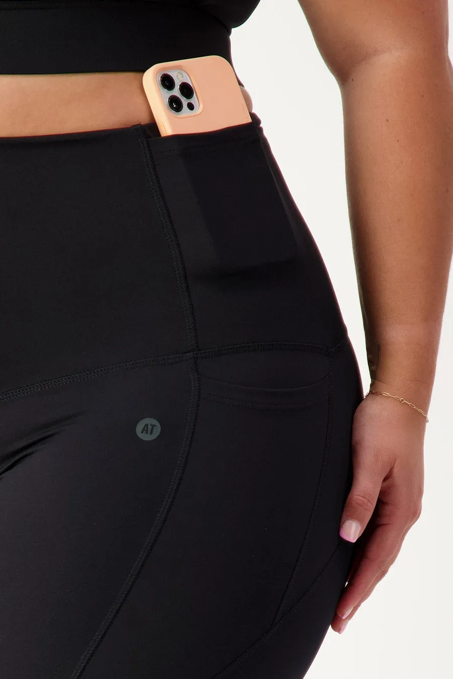 Running 7/8 Length Tight - Black