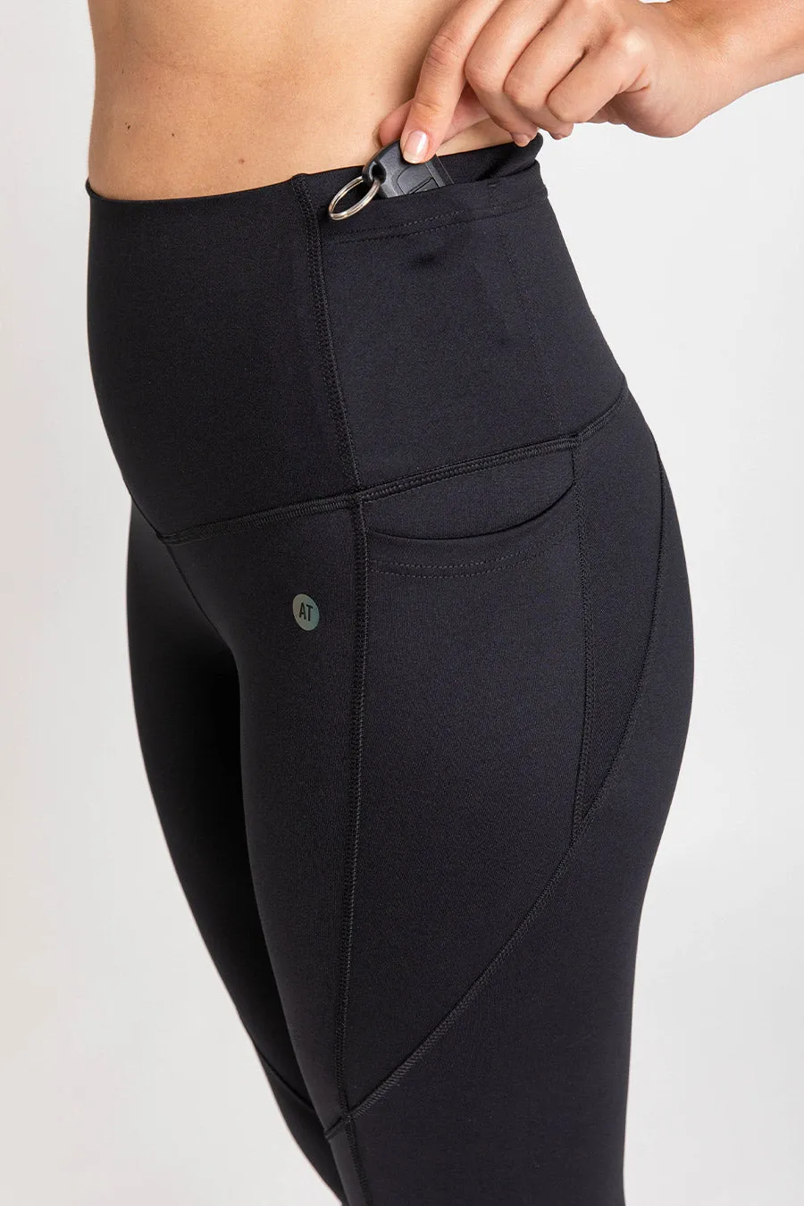 Running 7/8 Length Tight - Black