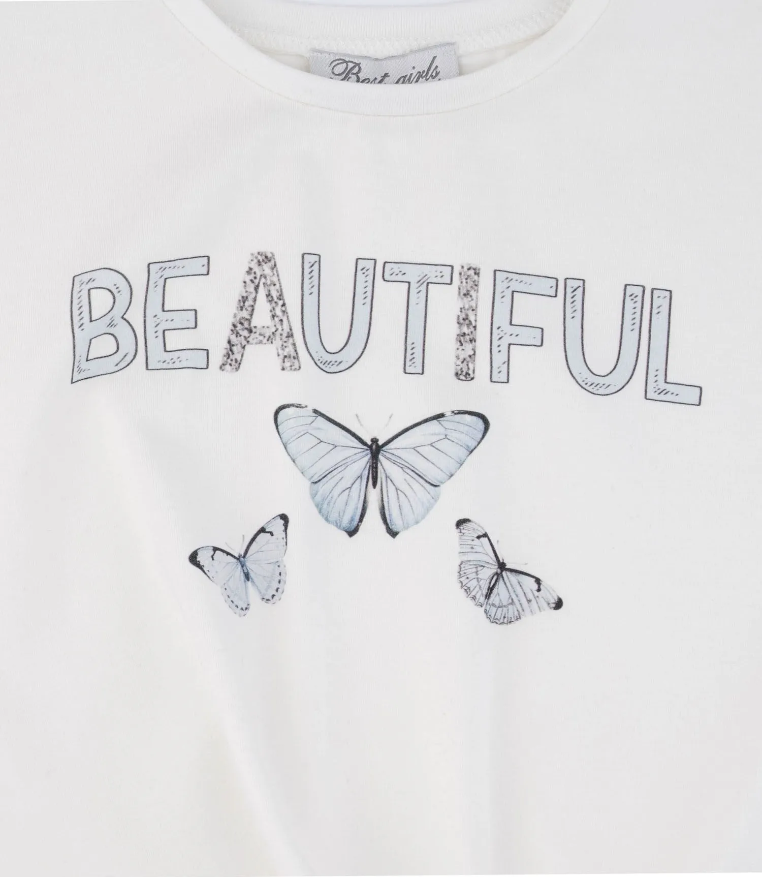 Sassy Butterfly Girls Casual Set