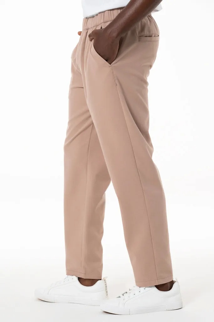 Structured Casual Pants _ 138830 _ Sand