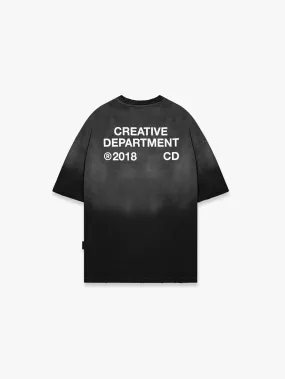 T-SHIRT CREATIVE DEPT - FADED BLACK