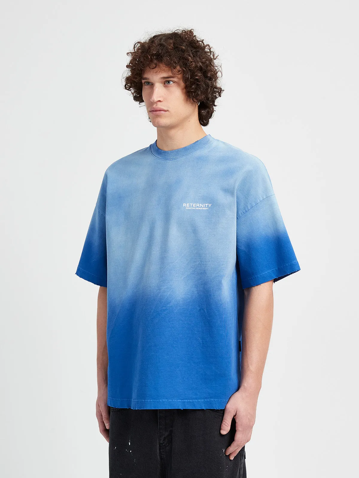 T-SHIRT CREATIVE DEPT - FADED BLUE