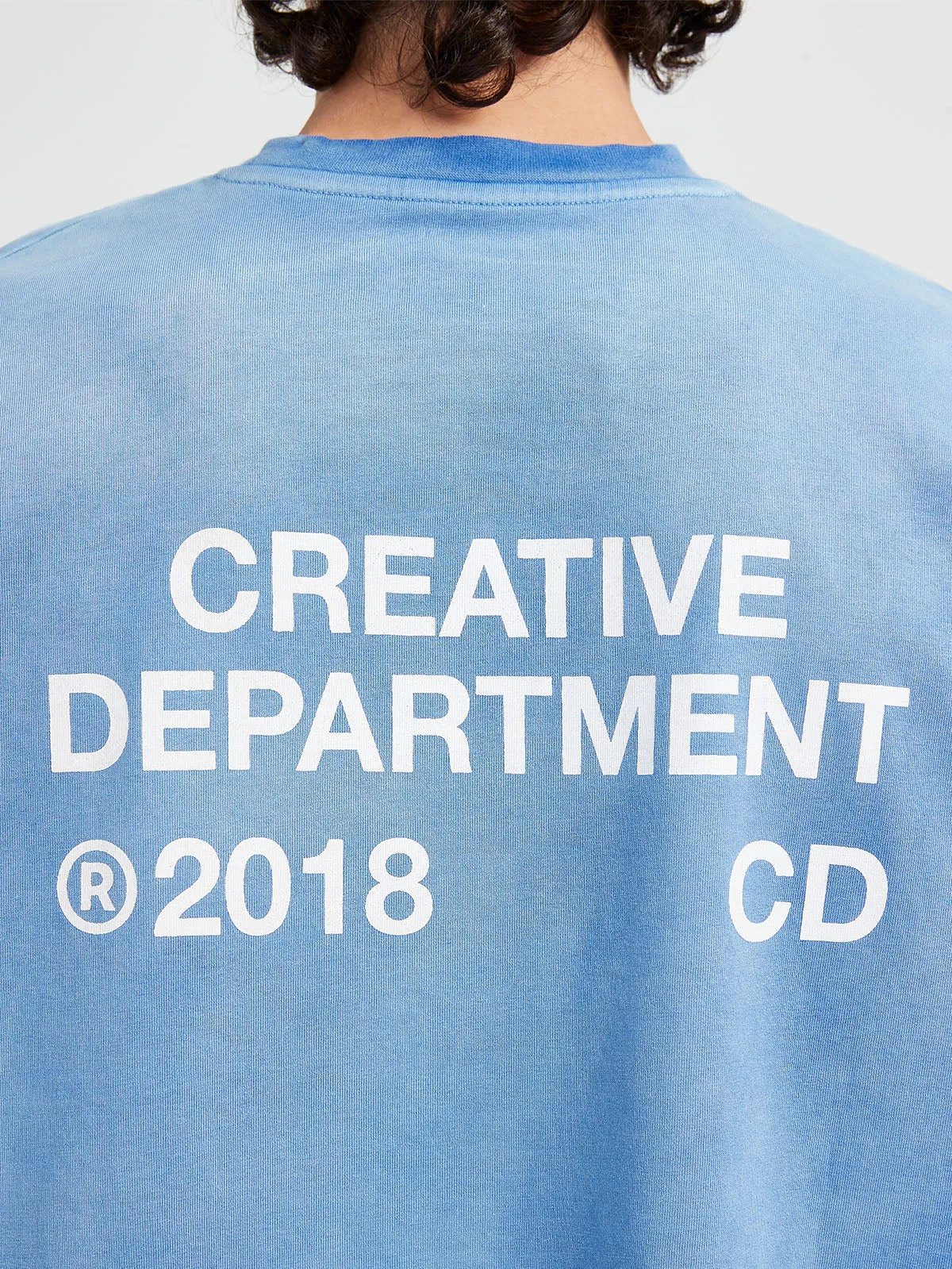 T-SHIRT CREATIVE DEPT - FADED BLUE