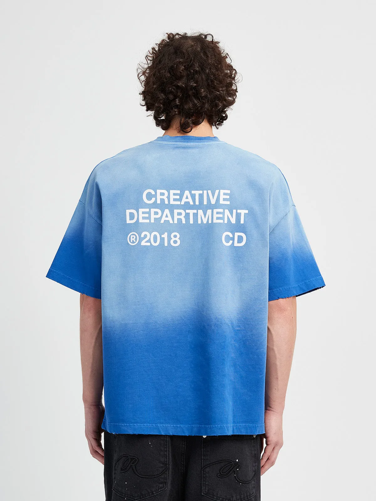 T-SHIRT CREATIVE DEPT - FADED BLUE