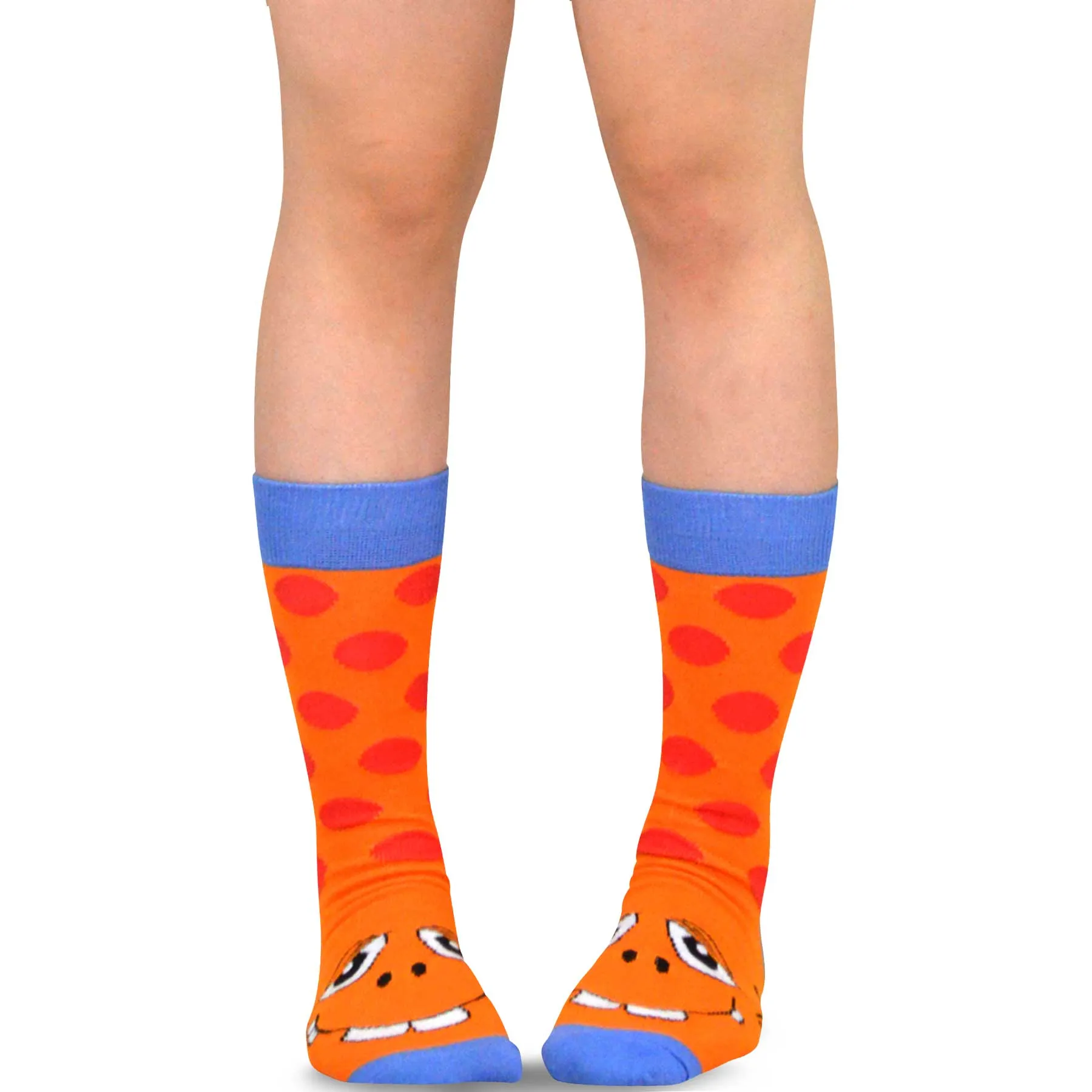 TeeHee Socks Women's Novelty Cotton Crew Monsters B 5-Pack (12087)