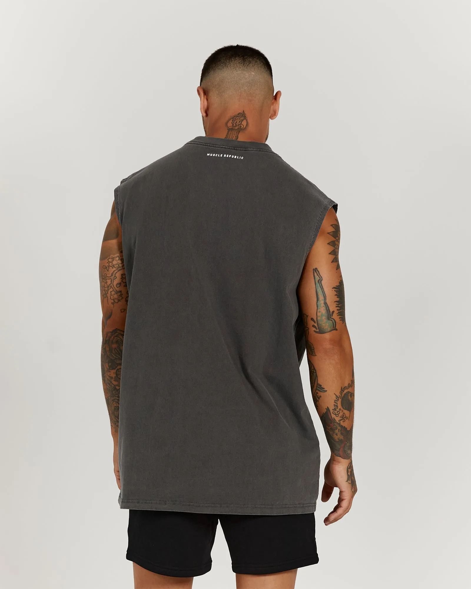 TIMELESS TANK - FADED ONYX