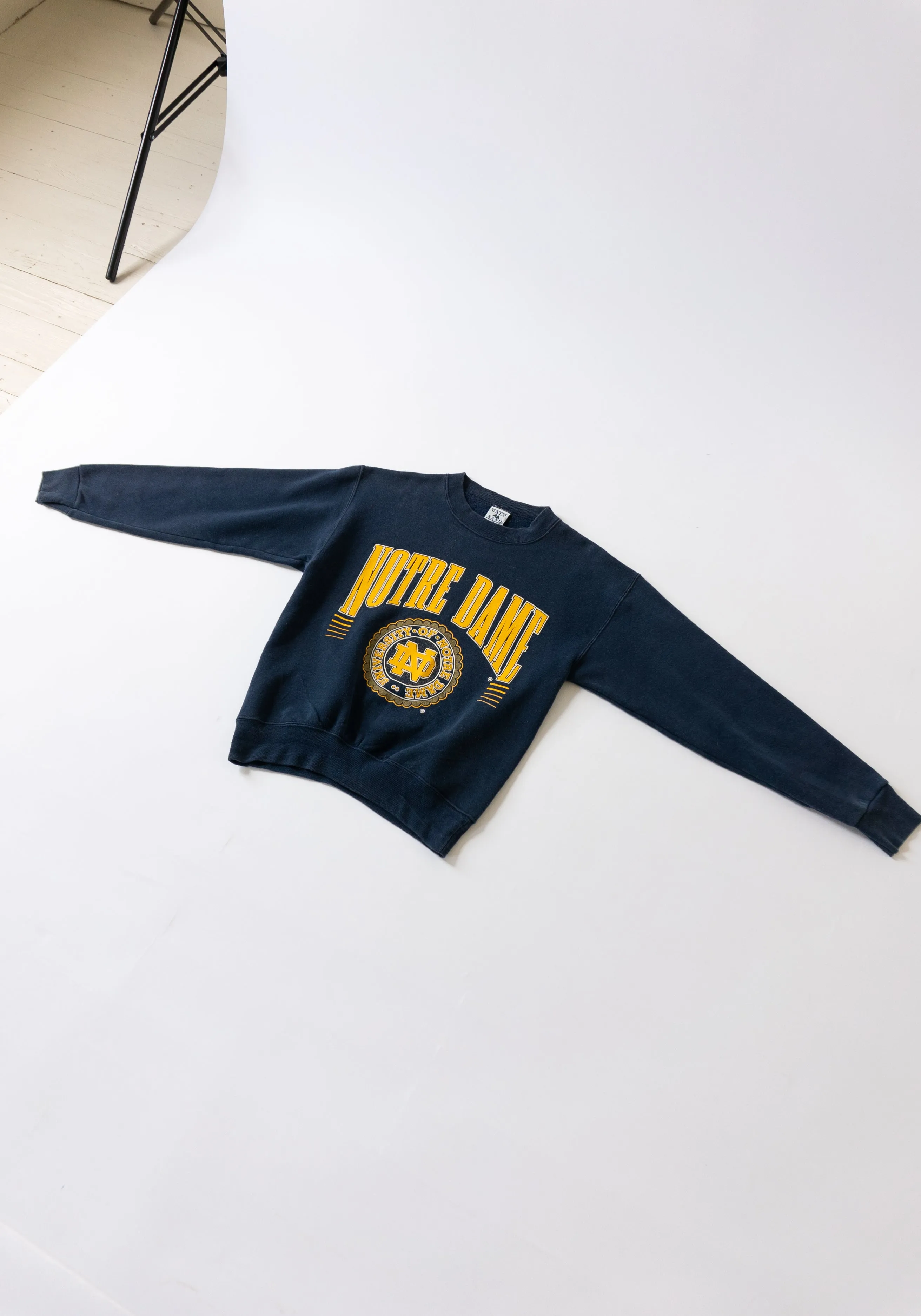 Vintage Notre Dame Faded Navy Crewneck