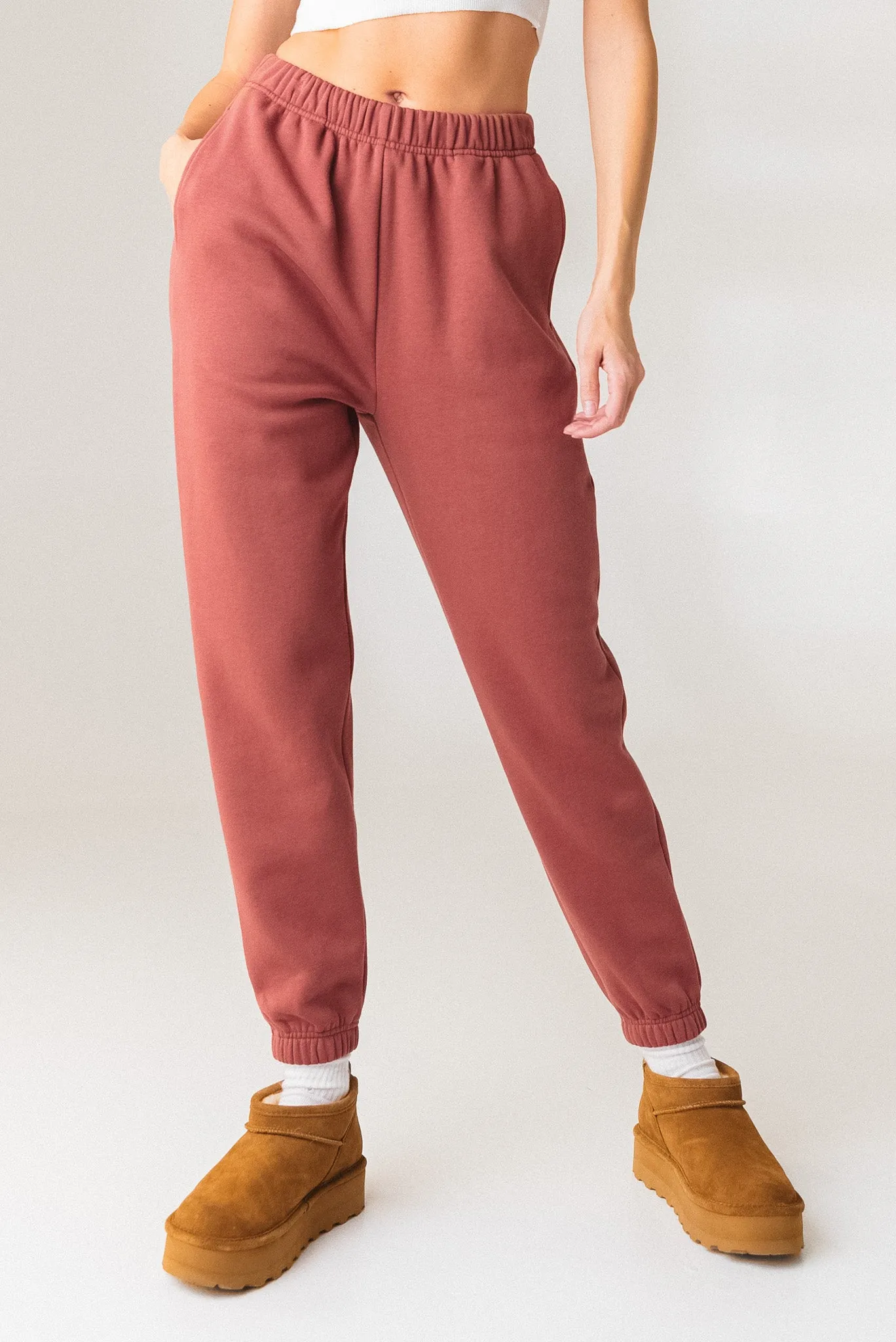 Vitality Uni Cozy Jogger - Rosewood