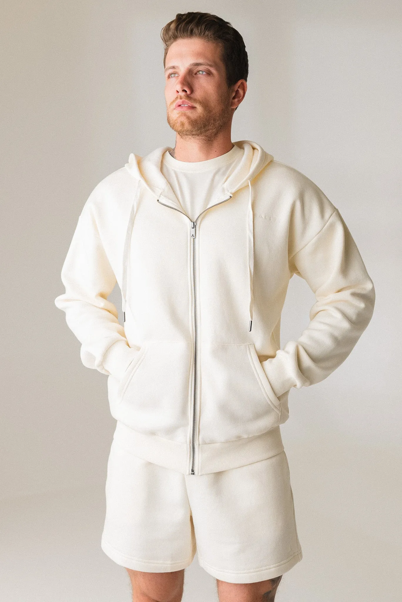 Vitality Uni Cozy Zip - Oat