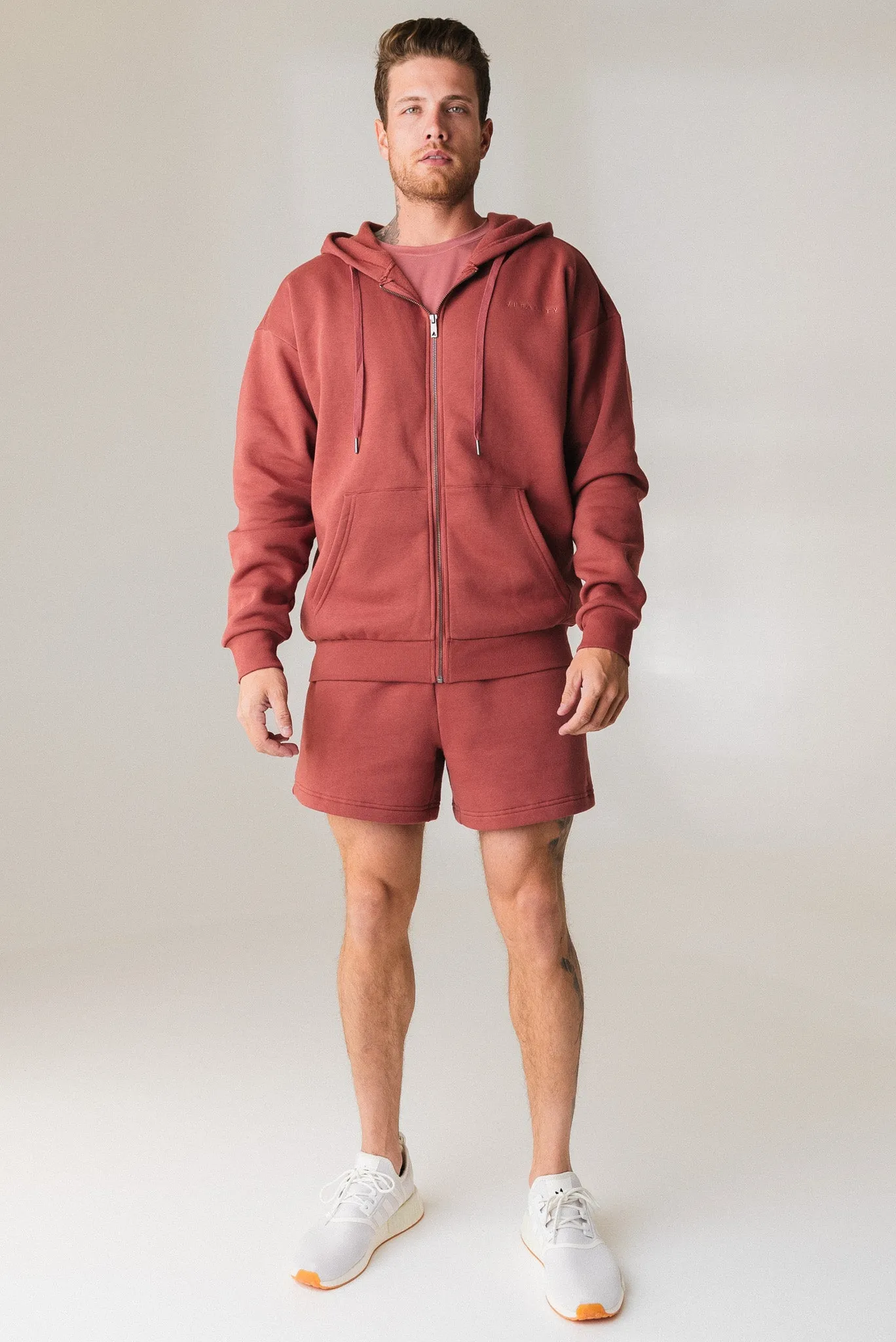 Vitality Uni Cozy Zip - Rosewood