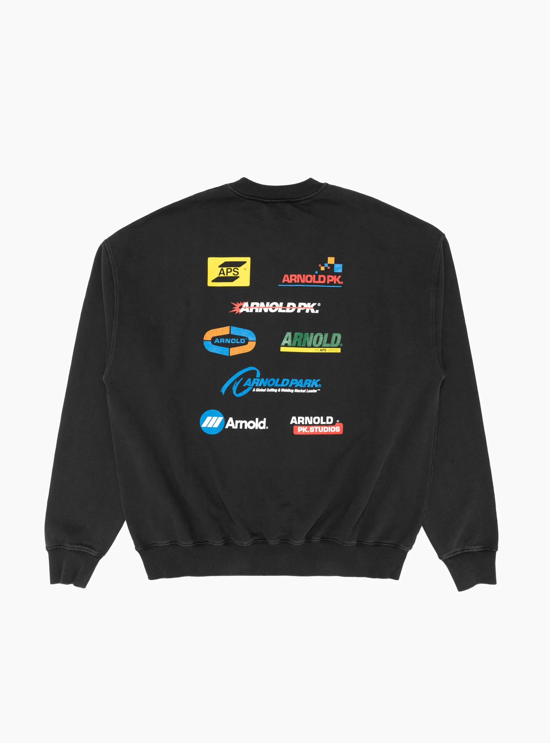 Welding Multi Logo Sweatshirt Faded Black